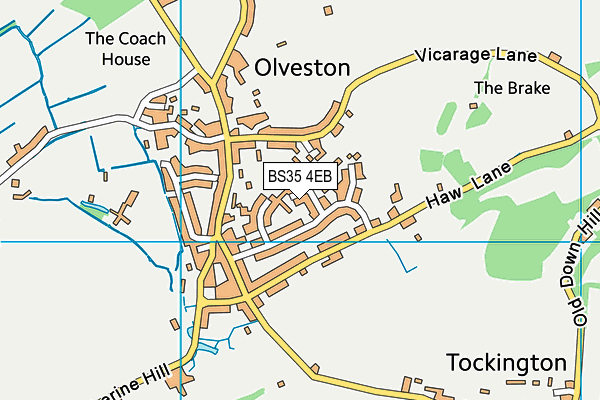 BS35 4EB map - OS VectorMap District (Ordnance Survey)