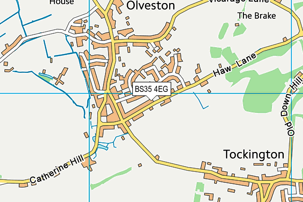 BS35 4EG map - OS VectorMap District (Ordnance Survey)