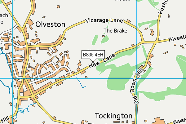 BS35 4EH map - OS VectorMap District (Ordnance Survey)