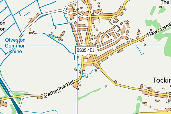 BS35 4EJ map - OS VectorMap District (Ordnance Survey)