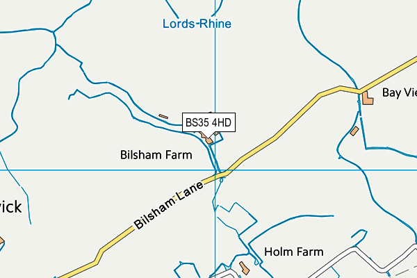 BS35 4HD map - OS VectorMap District (Ordnance Survey)