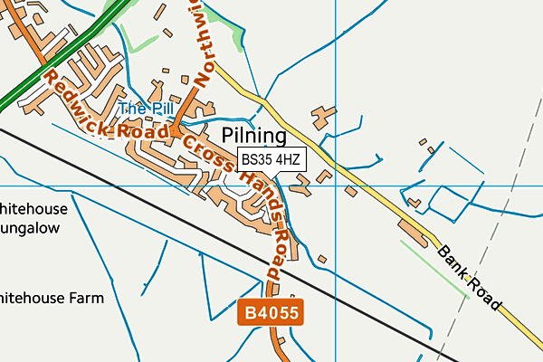 BS35 4HZ map - OS VectorMap District (Ordnance Survey)