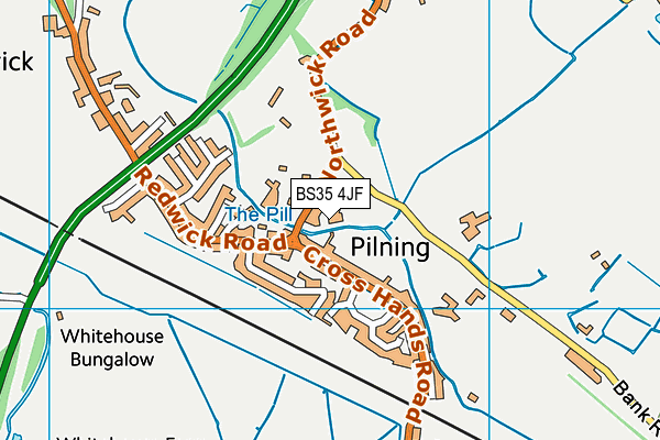 BS35 4JF map - OS VectorMap District (Ordnance Survey)