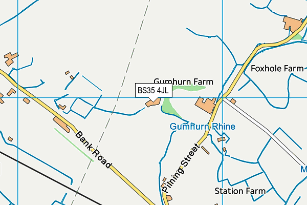 BS35 4JL map - OS VectorMap District (Ordnance Survey)