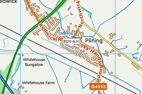 BS35 4LH map - OS VectorMap District (Ordnance Survey)