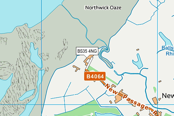 BS35 4NG map - OS VectorMap District (Ordnance Survey)