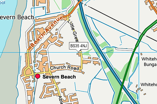 BS35 4NJ map - OS VectorMap District (Ordnance Survey)