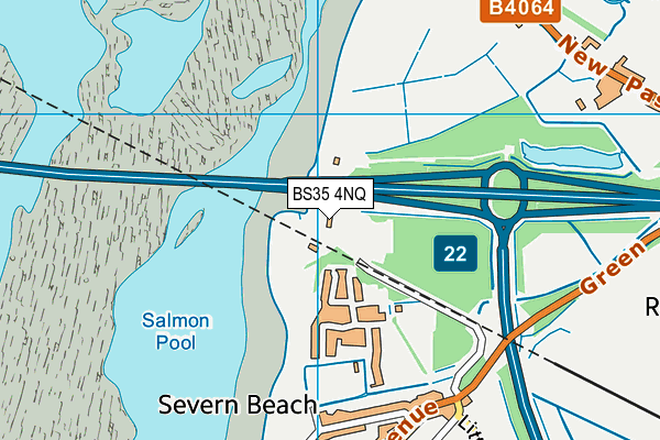 BS35 4NQ map - OS VectorMap District (Ordnance Survey)