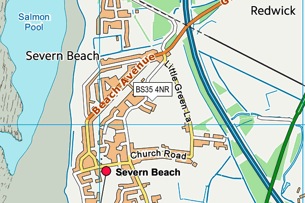 BS35 4NR map - OS VectorMap District (Ordnance Survey)