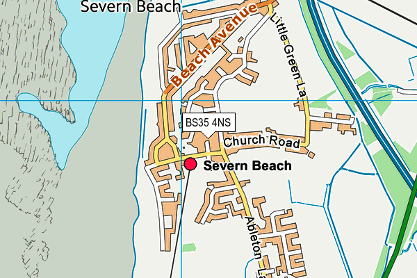 BS35 4NS map - OS VectorMap District (Ordnance Survey)