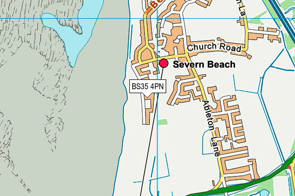 BS35 4PN map - OS VectorMap District (Ordnance Survey)