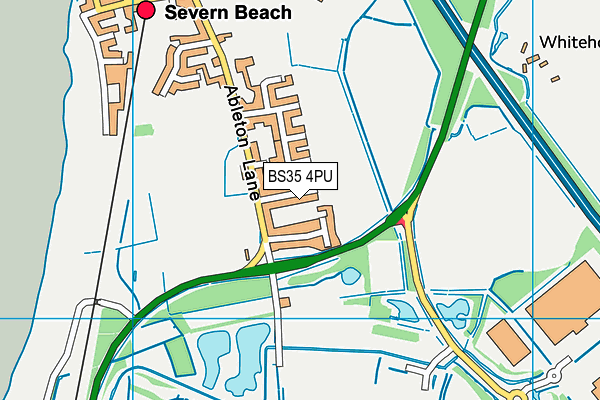 BS35 4PU map - OS VectorMap District (Ordnance Survey)