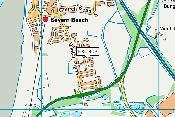 BS35 4QB map - OS VectorMap District (Ordnance Survey)