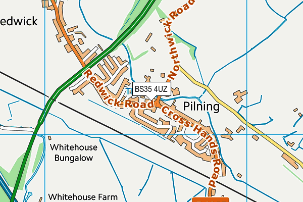 BS35 4UZ map - OS VectorMap District (Ordnance Survey)