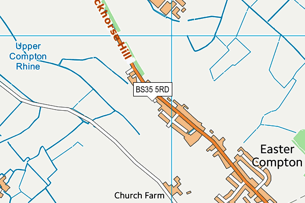 BS35 5RD map - OS VectorMap District (Ordnance Survey)