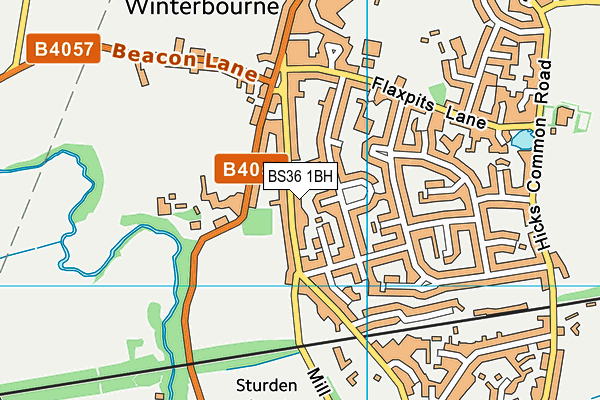 BS36 1BH map - OS VectorMap District (Ordnance Survey)