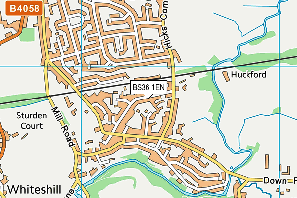 BS36 1EN map - OS VectorMap District (Ordnance Survey)