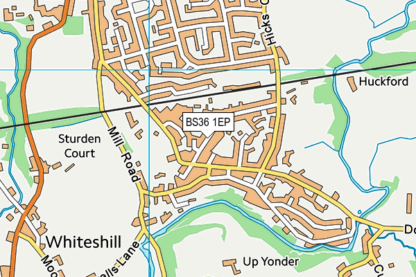 Map of GINA BURNS CONSULTING LIMITED at district scale