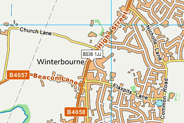 BS36 1JJ map - OS VectorMap District (Ordnance Survey)
