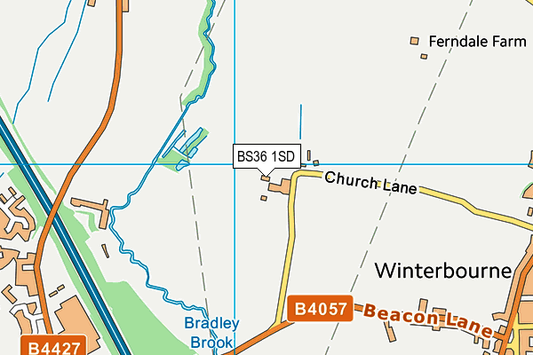 BS36 1SD map - OS VectorMap District (Ordnance Survey)