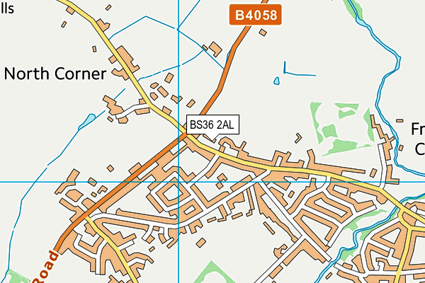 BS36 2AL map - OS VectorMap District (Ordnance Survey)