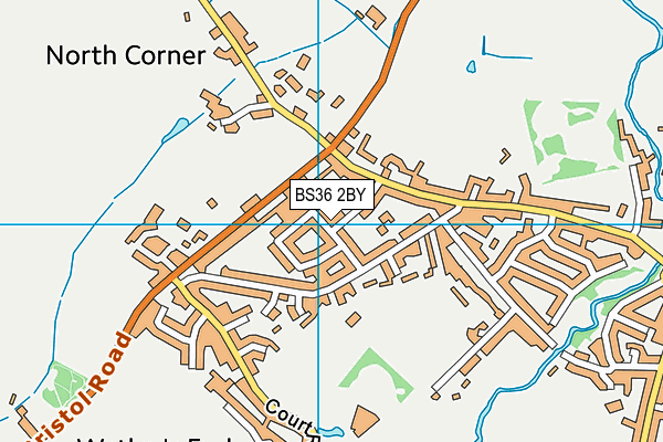 BS36 2BY map - OS VectorMap District (Ordnance Survey)