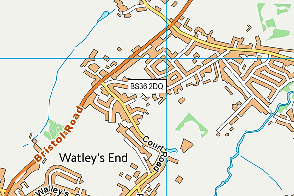BS36 2DQ map - OS VectorMap District (Ordnance Survey)