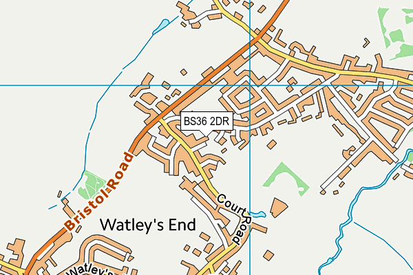 BS36 2DR map - OS VectorMap District (Ordnance Survey)
