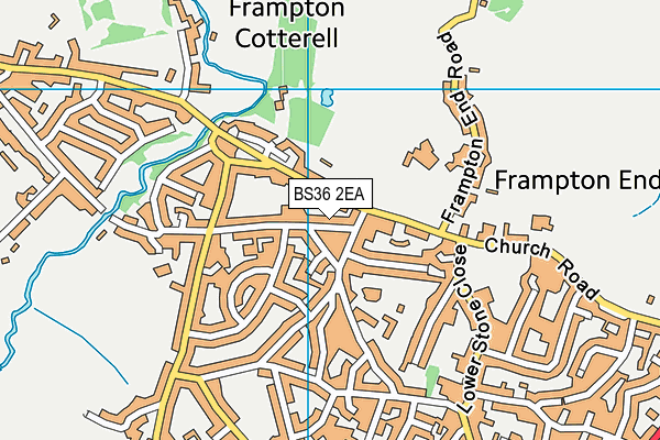 BS36 2EA map - OS VectorMap District (Ordnance Survey)