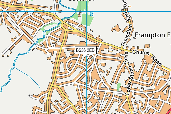 BS36 2ED map - OS VectorMap District (Ordnance Survey)