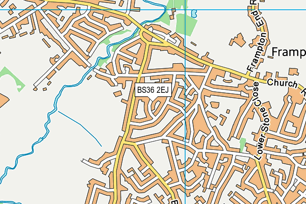 BS36 2EJ map - OS VectorMap District (Ordnance Survey)
