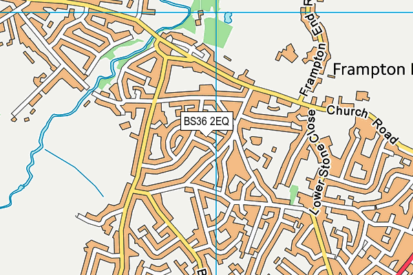 BS36 2EQ map - OS VectorMap District (Ordnance Survey)