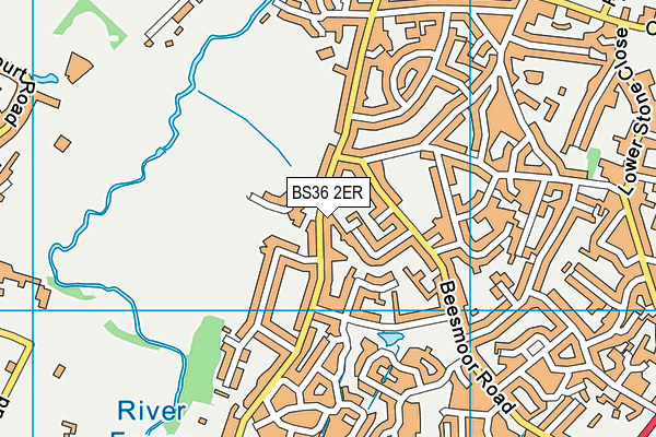 BS36 2ER map - OS VectorMap District (Ordnance Survey)