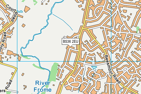 BS36 2EU map - OS VectorMap District (Ordnance Survey)