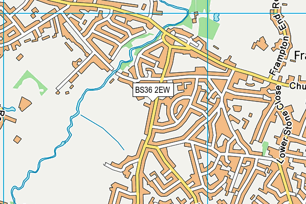 BS36 2EW map - OS VectorMap District (Ordnance Survey)