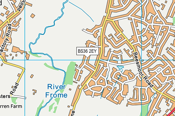 BS36 2EY map - OS VectorMap District (Ordnance Survey)