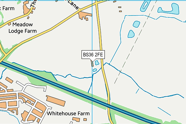 Windmill Activity Centre map (BS36 2FE) - OS VectorMap District (Ordnance Survey)
