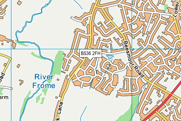 BS36 2FH map - OS VectorMap District (Ordnance Survey)