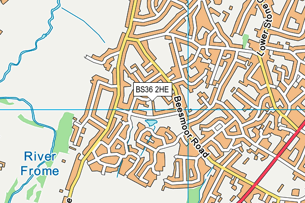 BS36 2HE map - OS VectorMap District (Ordnance Survey)