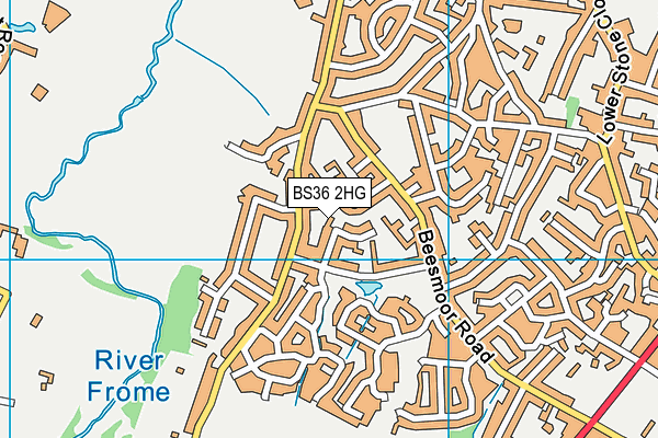 BS36 2HG map - OS VectorMap District (Ordnance Survey)