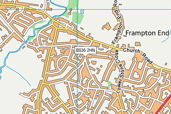 BS36 2HN map - OS VectorMap District (Ordnance Survey)