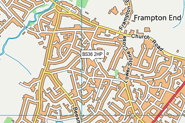 BS36 2HP map - OS VectorMap District (Ordnance Survey)