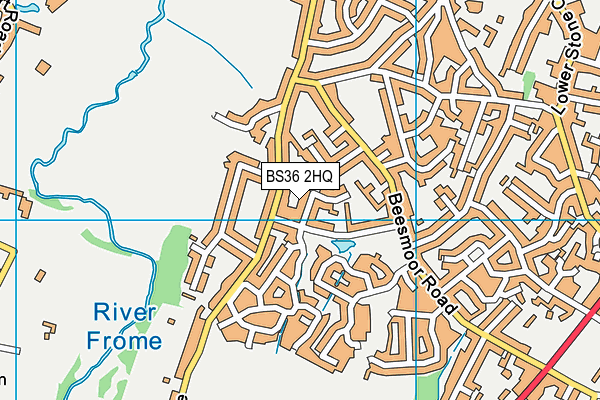 BS36 2HQ map - OS VectorMap District (Ordnance Survey)
