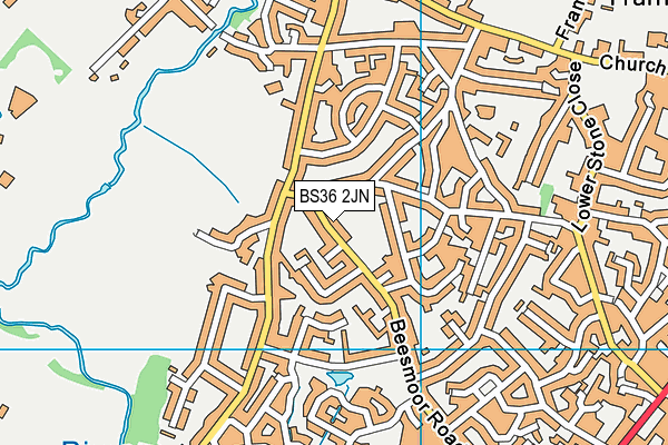 BS36 2JN map - OS VectorMap District (Ordnance Survey)