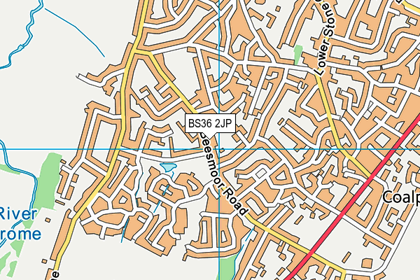 BS36 2JP map - OS VectorMap District (Ordnance Survey)