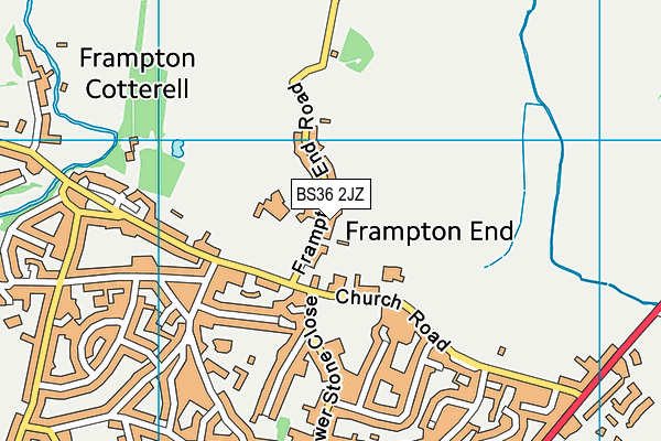 Map of FRAMPTON END CONSULTING LIMITED at district scale