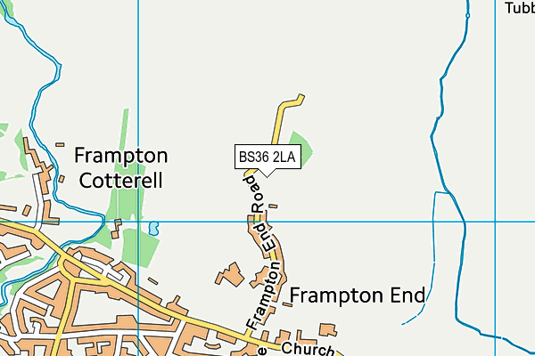 BS36 2LA map - OS VectorMap District (Ordnance Survey)
