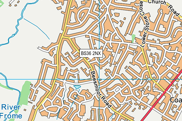 BS36 2NX map - OS VectorMap District (Ordnance Survey)