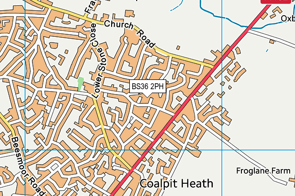 BS36 2PH map - OS VectorMap District (Ordnance Survey)