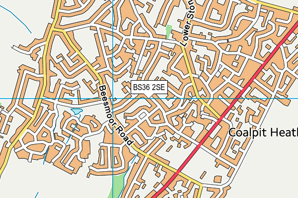 BS36 2SE map - OS VectorMap District (Ordnance Survey)